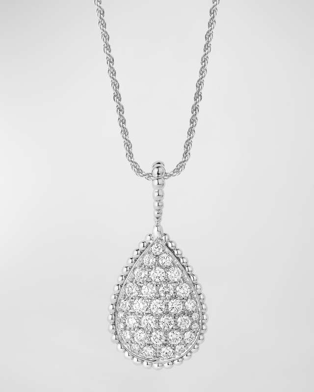Serpent Boheme White Gold Diamond Pendant